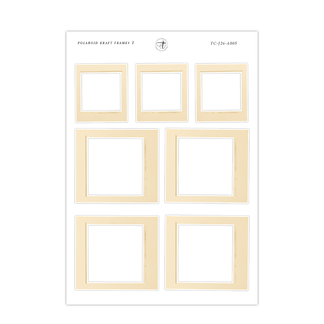 Polaroid Kraft Frames 1