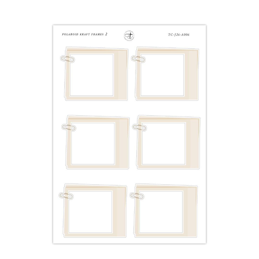 Polaroid Kraft Frames 2