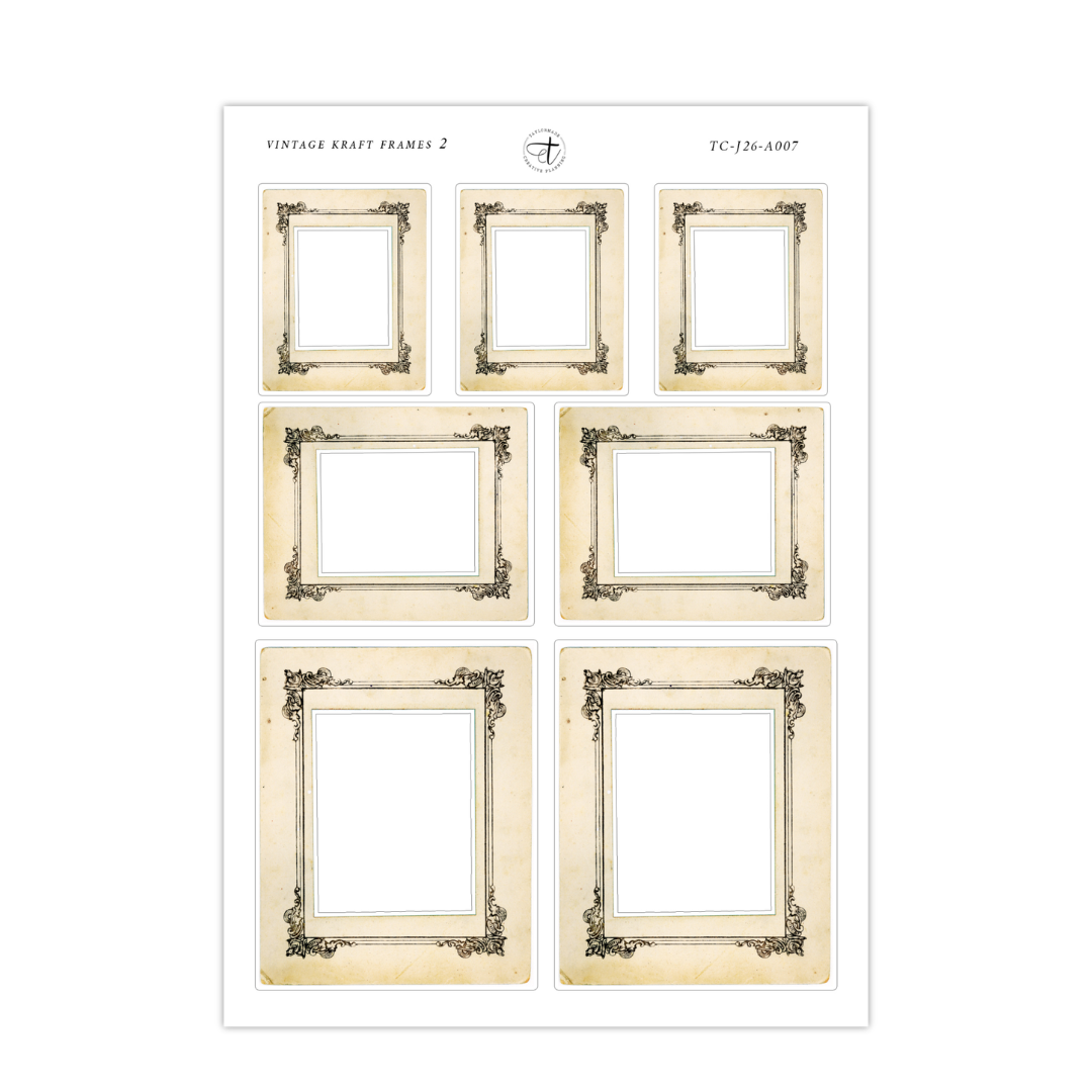 Vintage Kraft Frames 2