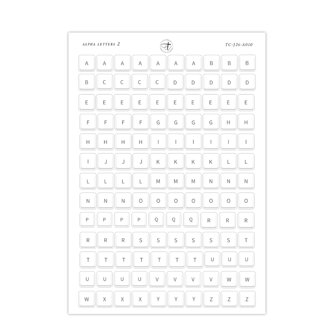 Alpha Letters 2
