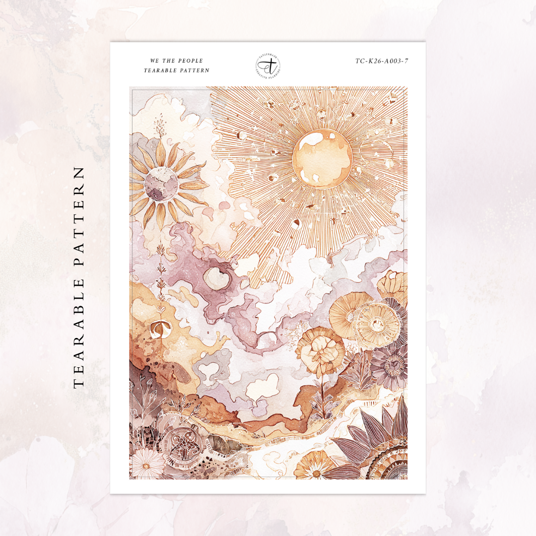 We the People- Tearable Pattern