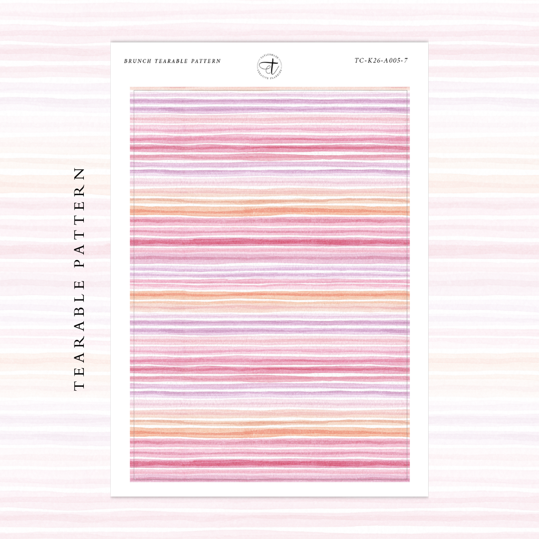 Brunch Tearable Pattern