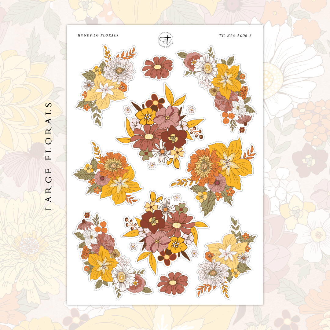 Honey Large Florals