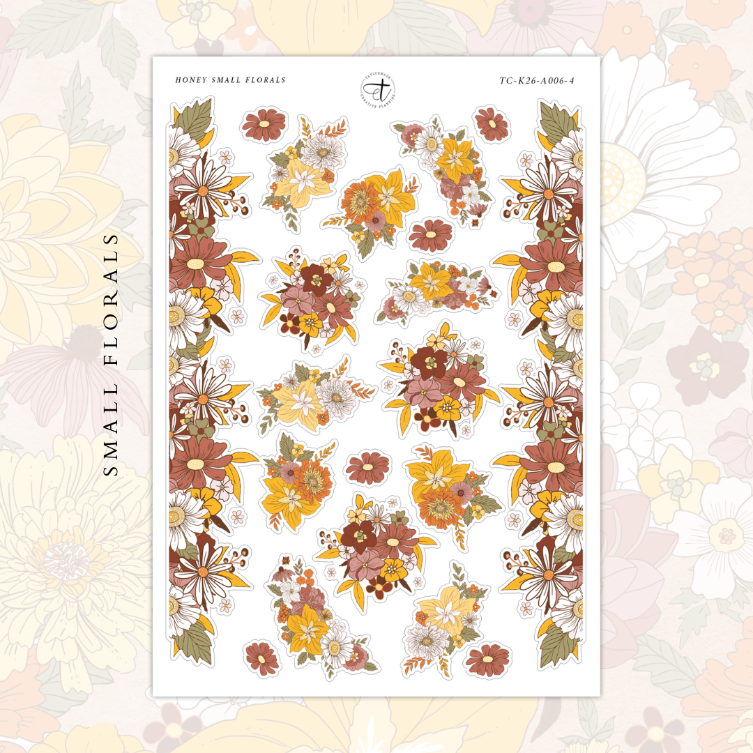 Honey Small Florals & Trim