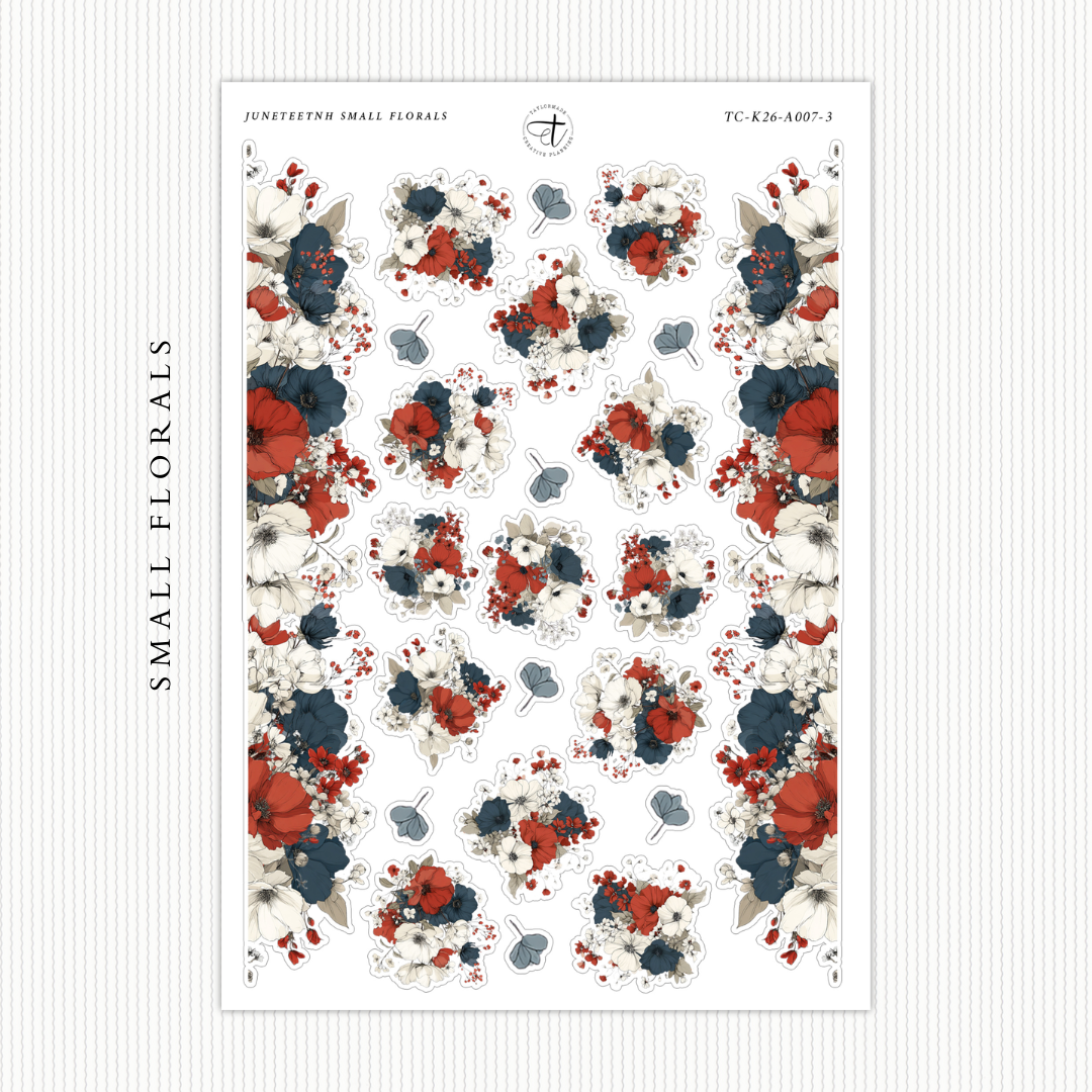 Juneteenth Small Florals & Trim