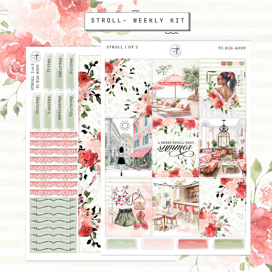 Stroll  (2 Page Weekly Kit)