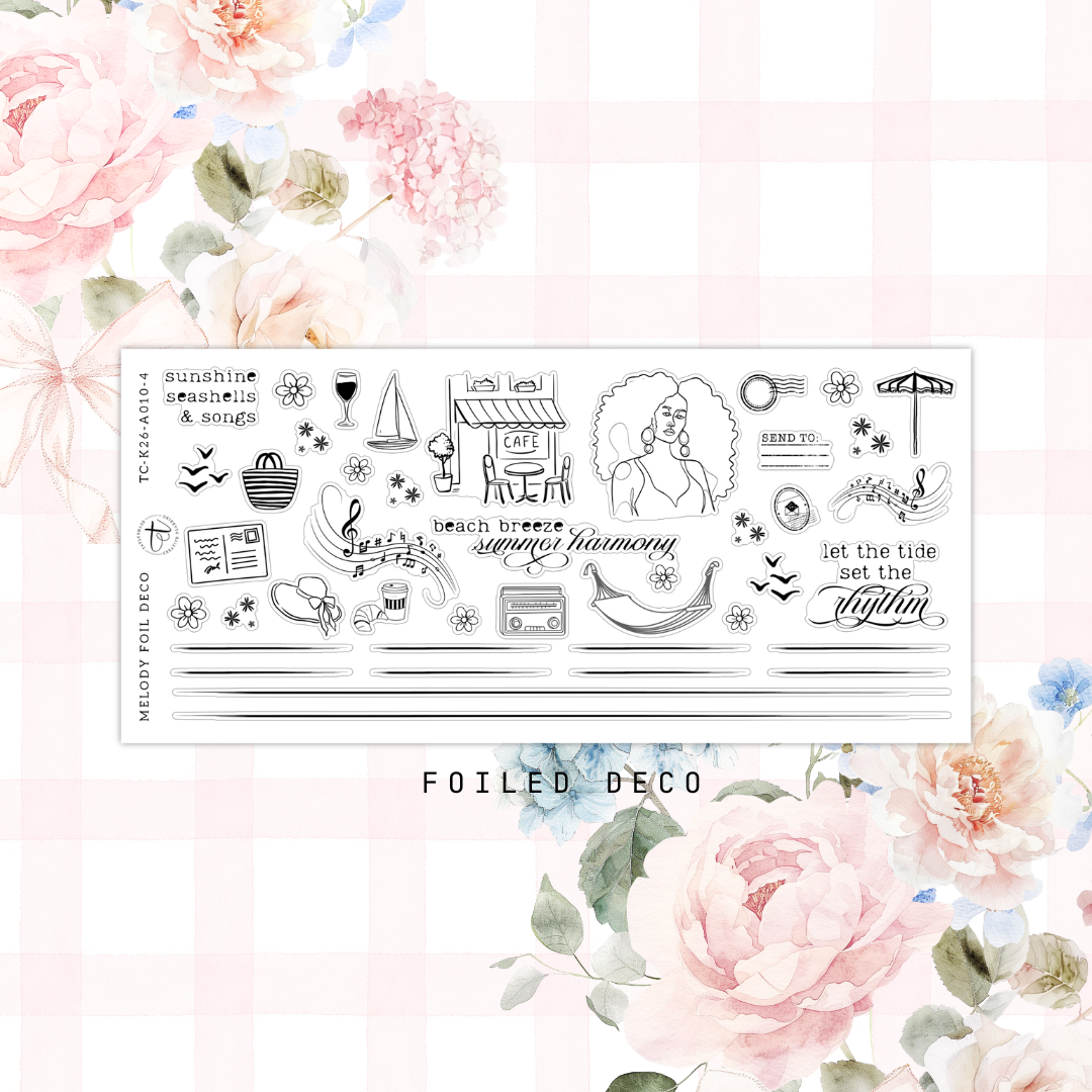Melody Foiled Deco