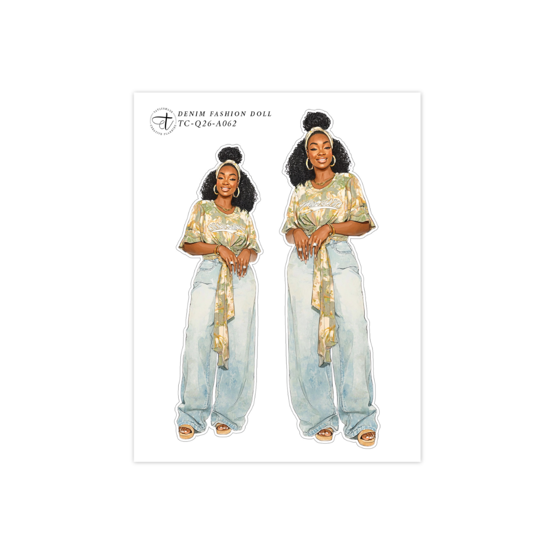 Denim Fashion Doll