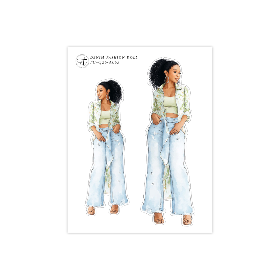 Denim Fashion Doll