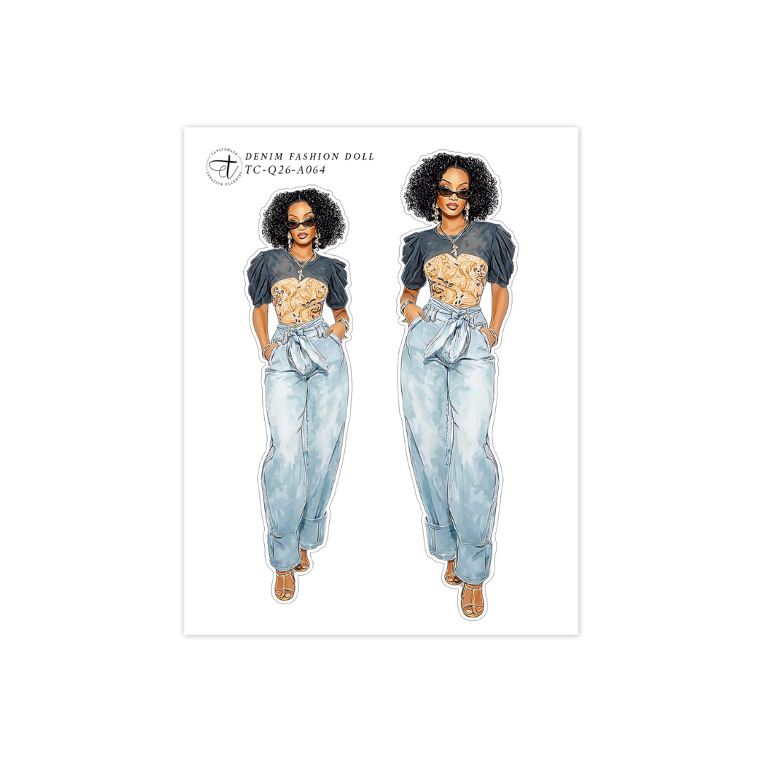 Denim Fashion Doll