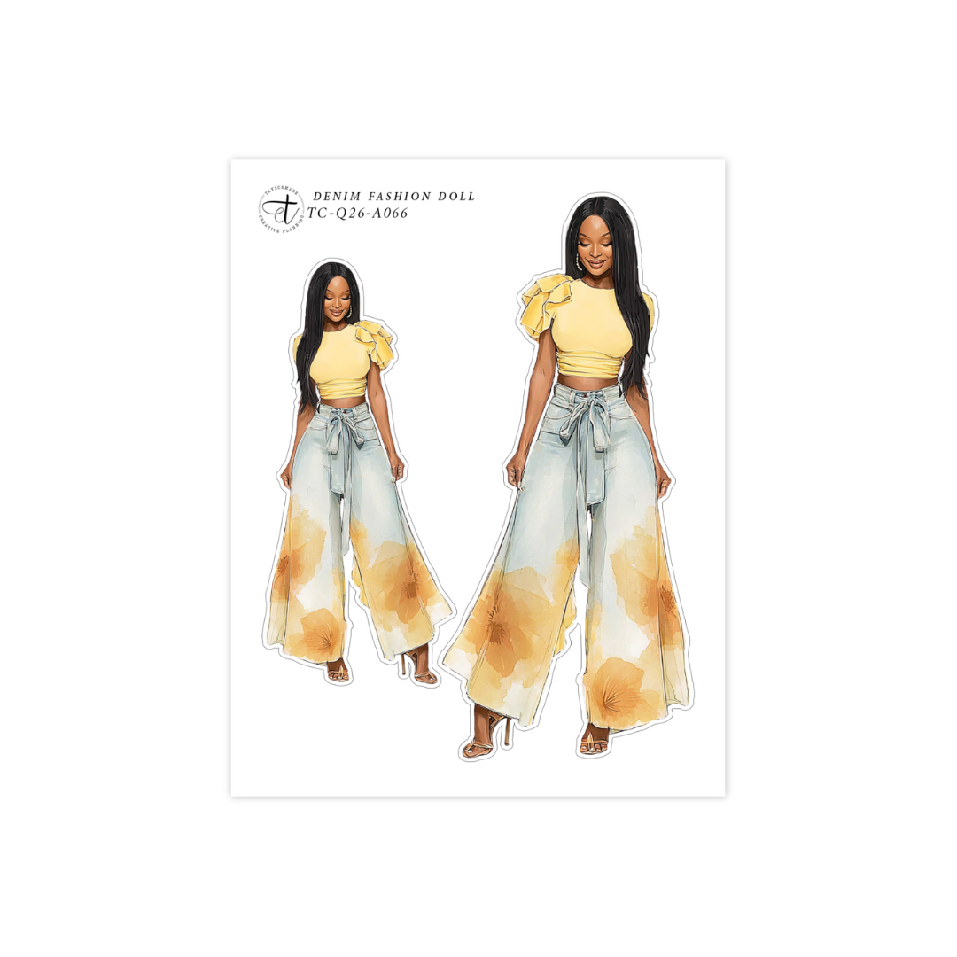 Denim Fashion Doll