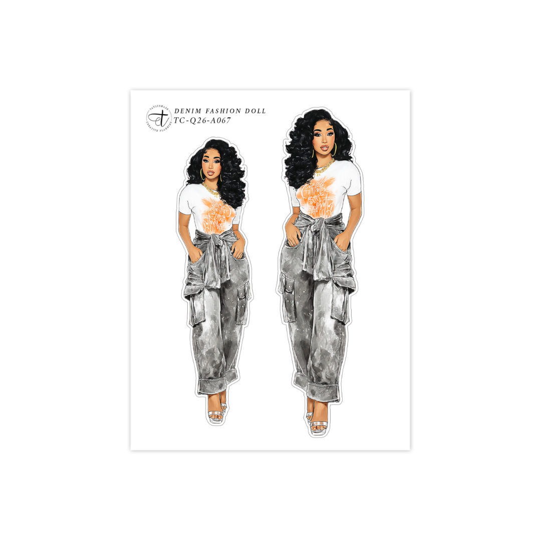Denim Fashion Doll