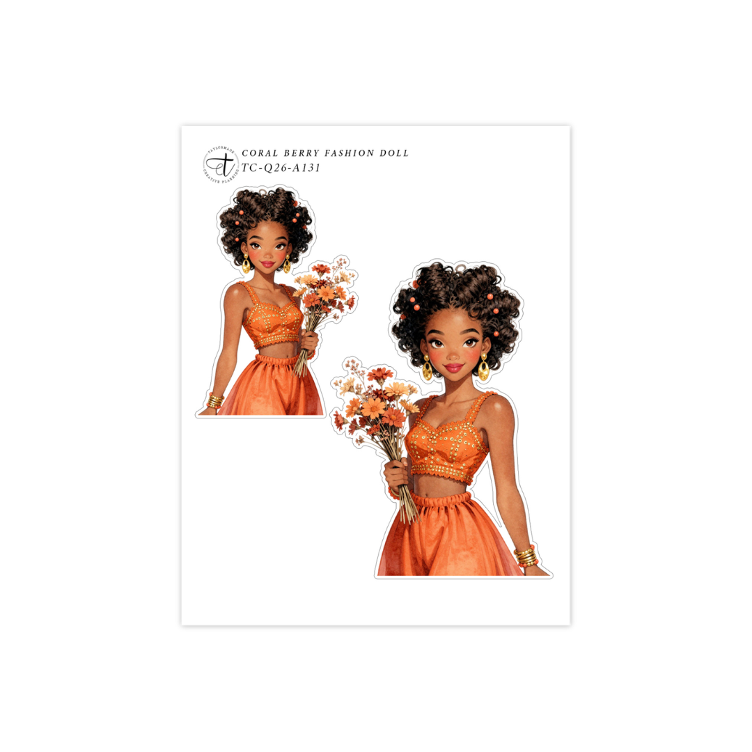 Coral Berry Fashion Doll