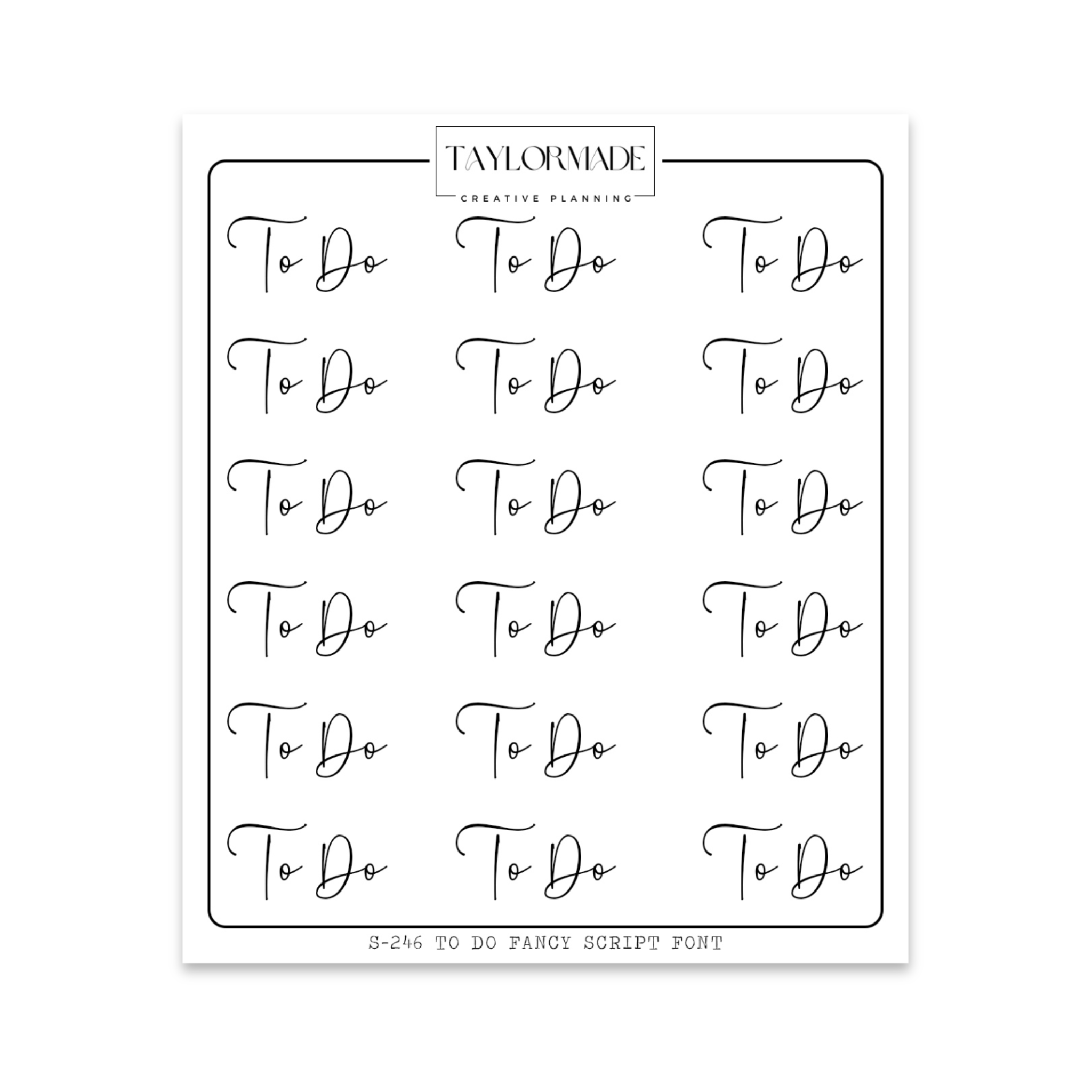 Scripts – Taylormade Creative Planning