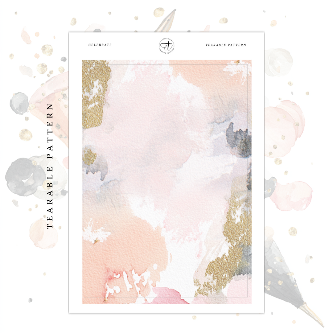 Celebrate - Tearable Pattern