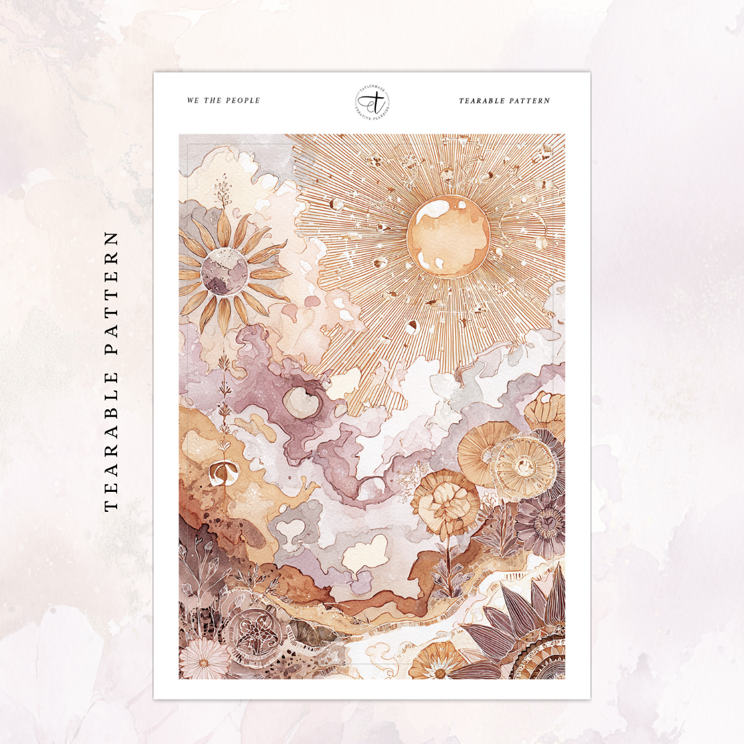 We the People- Tearable Pattern