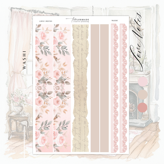 Love Notes - Washi Strips