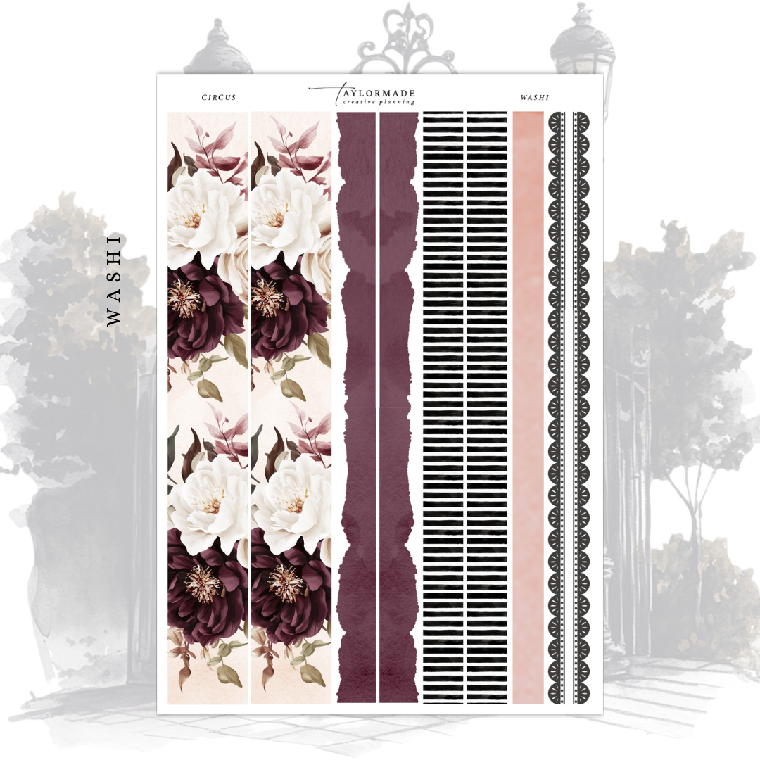 Circus - Washi Strips