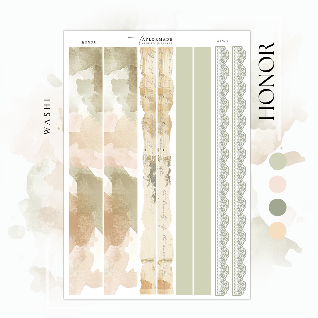 Honor - Washi Strips