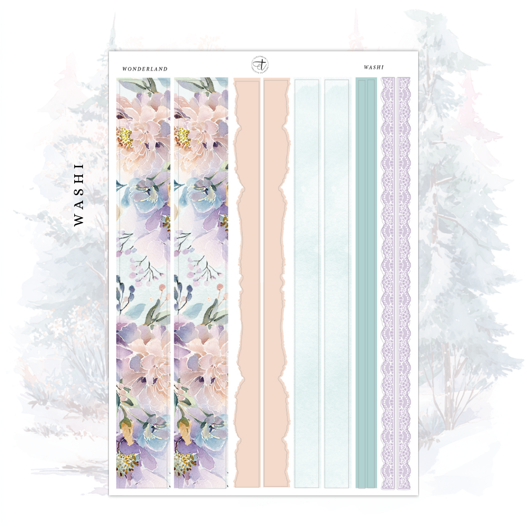 Wonderland - Washi Strips