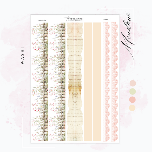 Meadow - Washi Strips