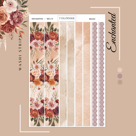 WK129 - Washi Strips - Enchanted Add-On Sheet