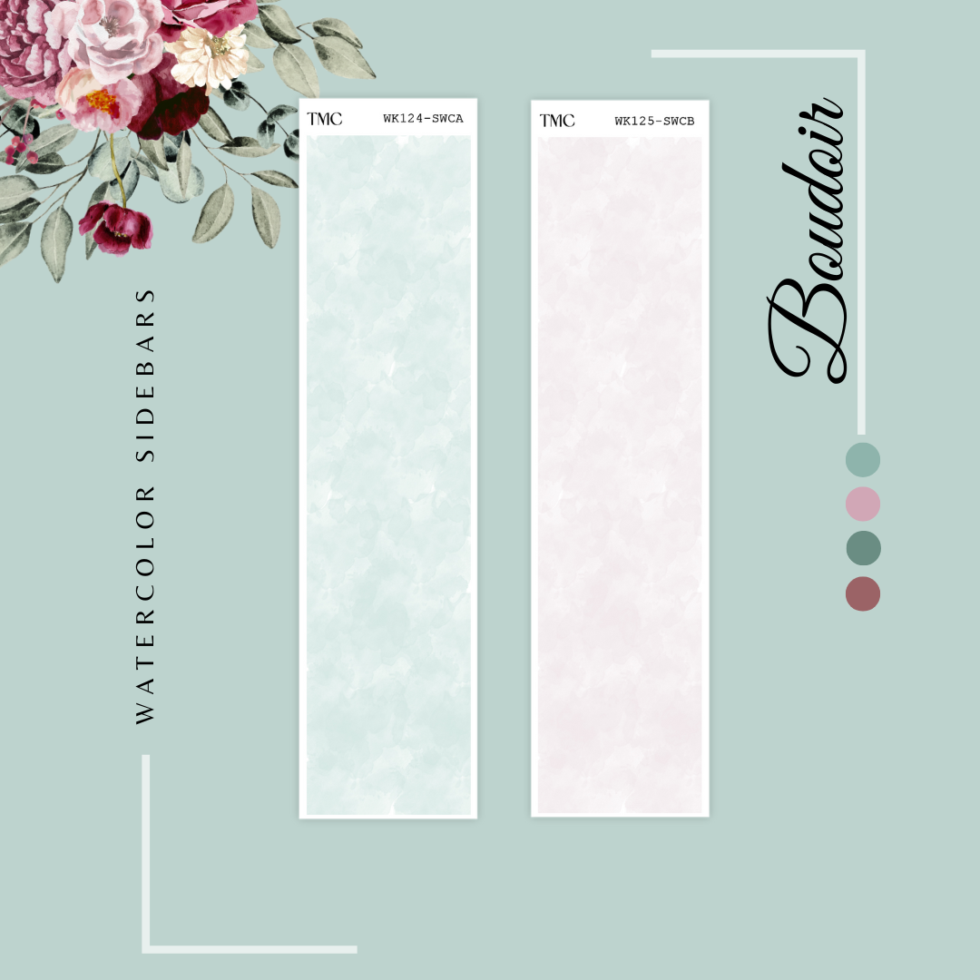 WK125 - Watercolor Sidebar - Boudoir Add-On Sheet