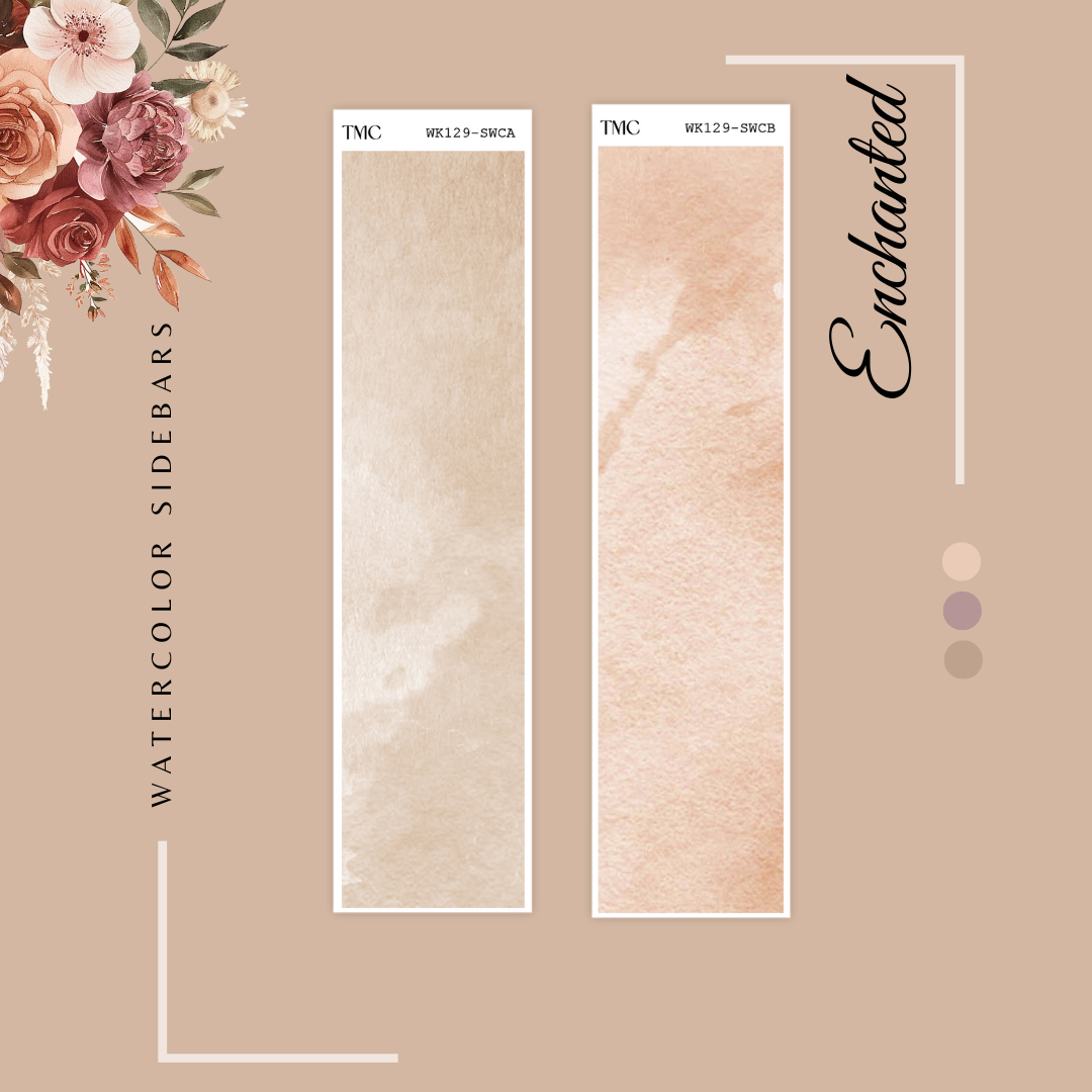 WK129 - Watercolor Sidebar - Enchanted Add-On Sheet