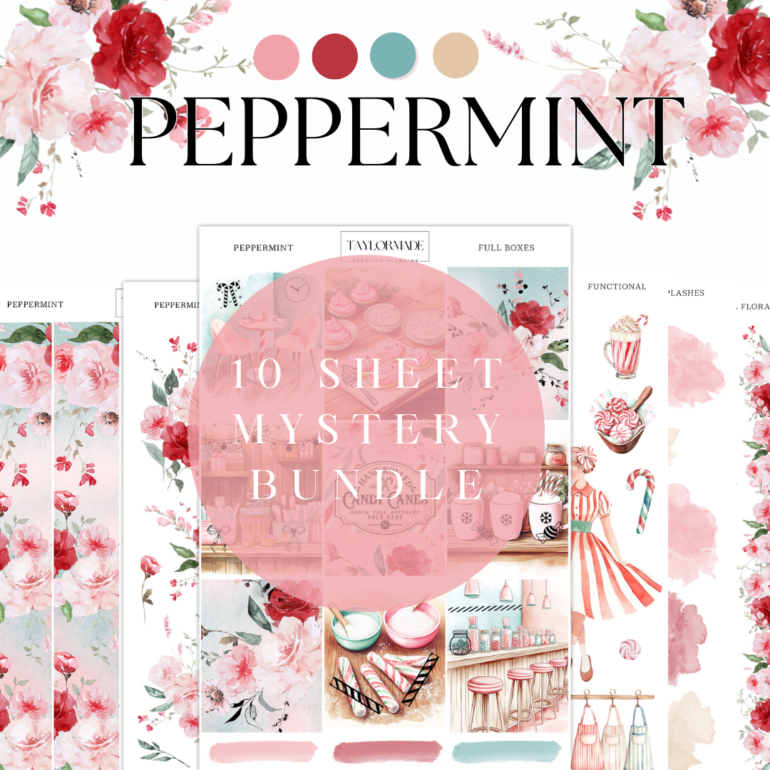 Peppermint Collection - 10 Sheet Bundle