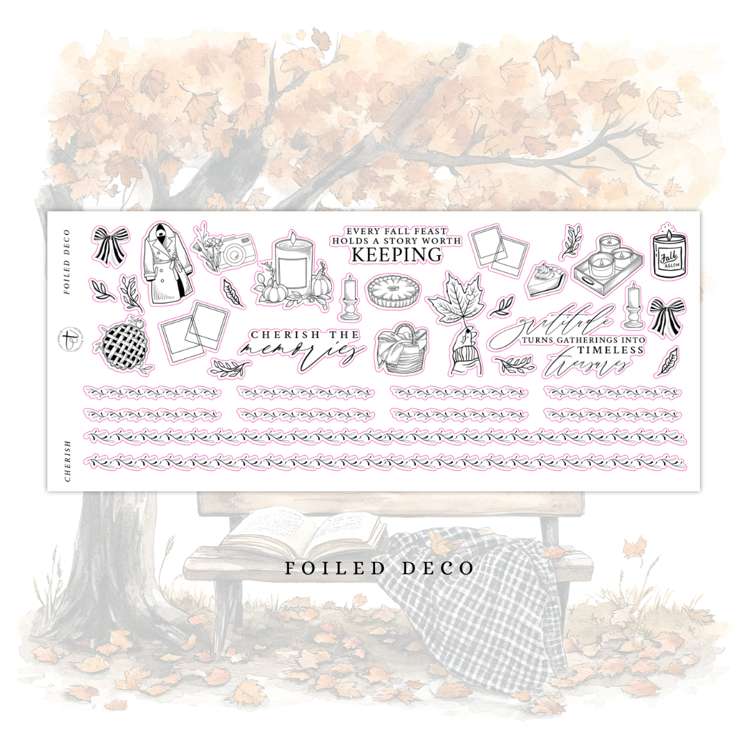 Cherish - Foiled Deco