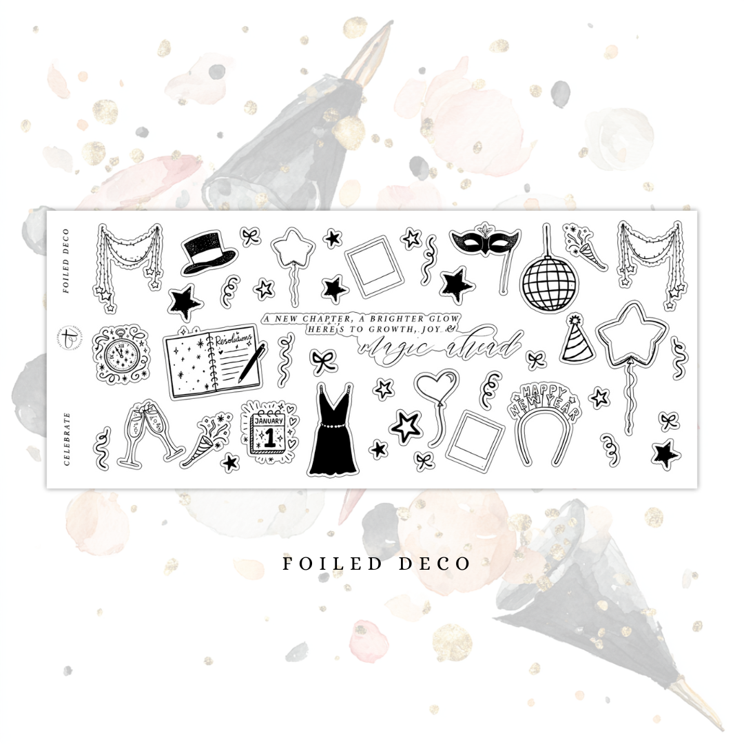 Celebrate - Foiled Deco