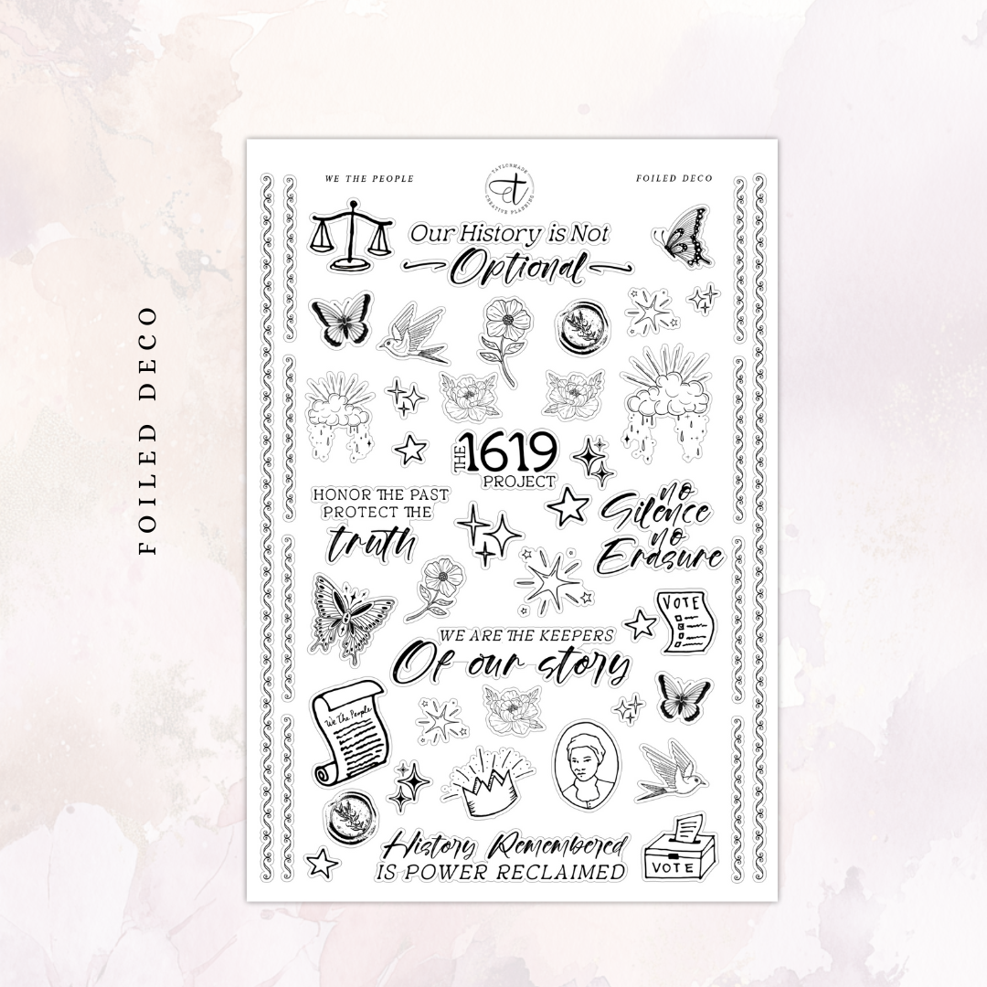 We the People - Foiled Deco