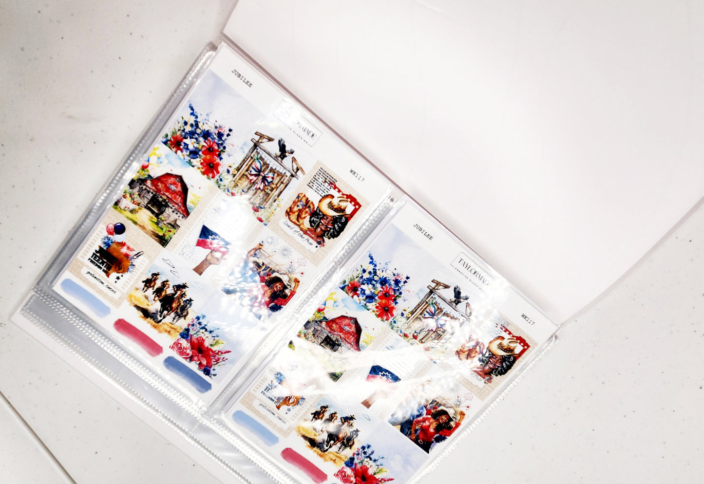 Large Sticker Storage Album - For Full Sheets & Kits