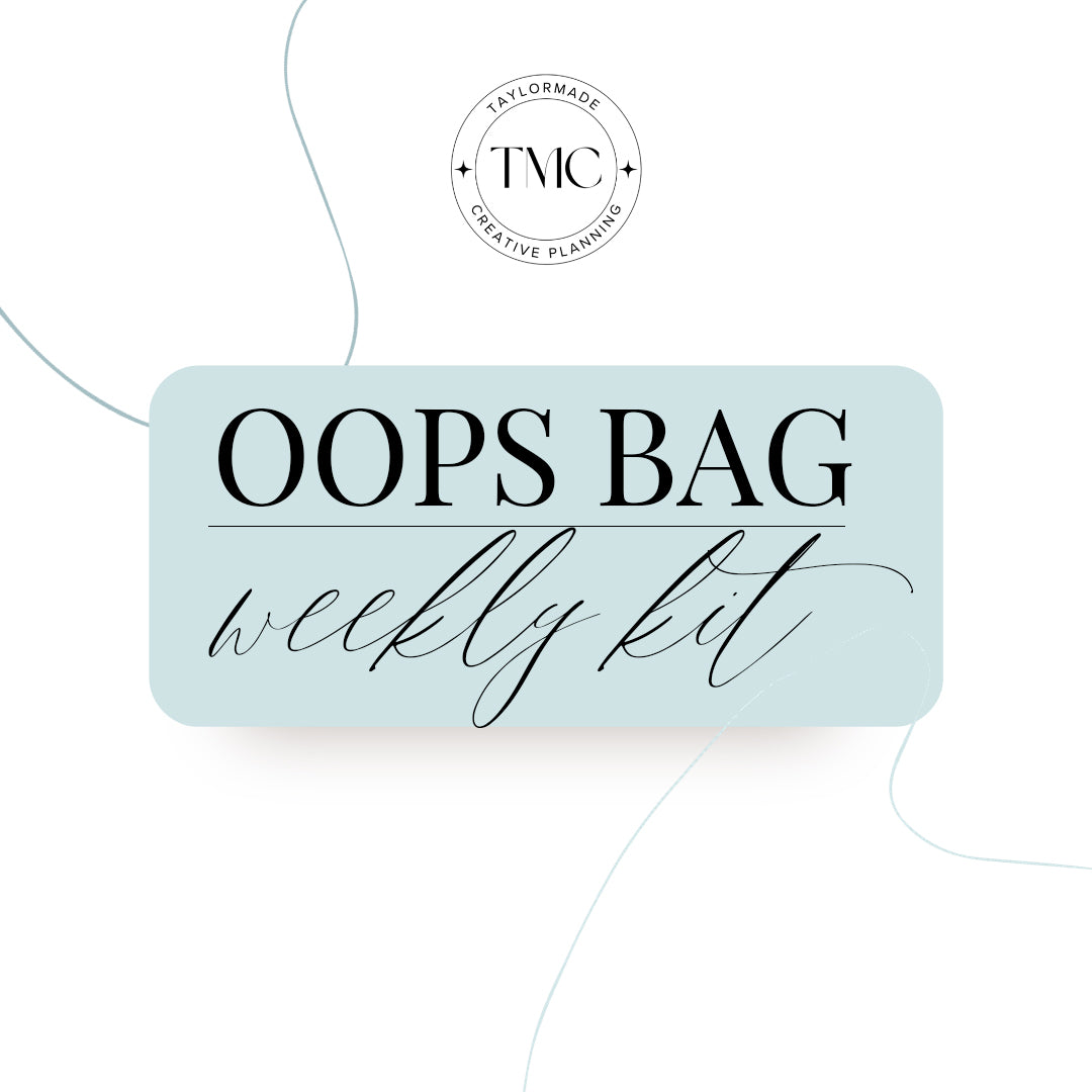 Weekly Kit Oops Bags